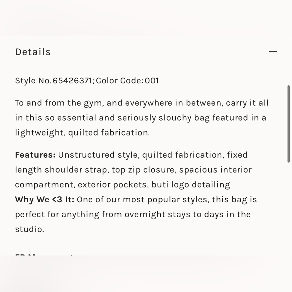 EUC Free People Black Quilted Carryall Bag - Picture 7 of 13